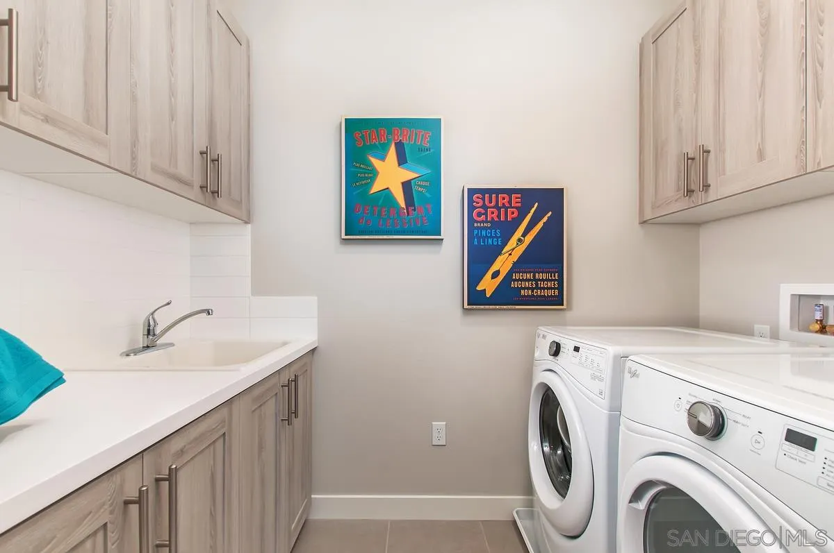 1189 Via Candelas Oceanside, CA 92056 - Photo 20 of 21 a utility room with dryer and washer