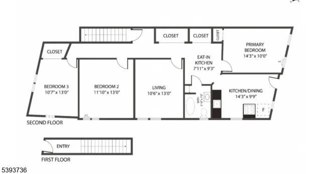 $2,500 | 1116 Walnut Street, Unit 2, Linden, NJ 07036