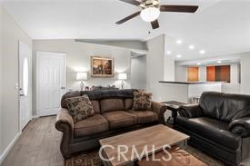 20726 Nisqually Road Apple Valley, CA 92308 - Photo 5 of 16 a living room with furniture and a ceiling fan