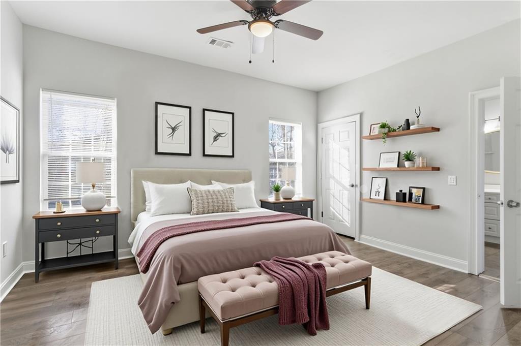 73 Atlanta Avenue Southwest Atlanta, GA 30315 - Photo 13 of 26 a bedroom with a bed and window