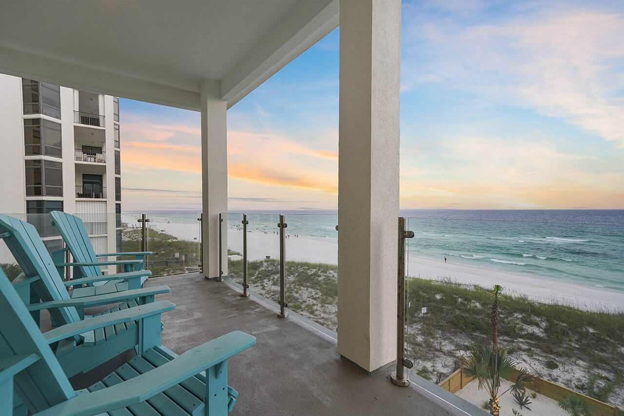 132 Sandprint Circle Destin, FL 32541 - Photo 84 of 117 a view of a balcony with lake view and mountain view