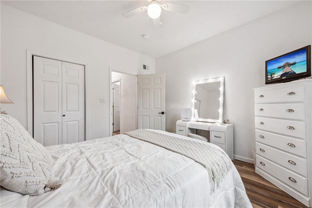 1239 New Stanton Ruffsdale Road Ruffs Dale, PA 15679 - Photo 20 of 47 a bedroom with a bed and a flat screen tv