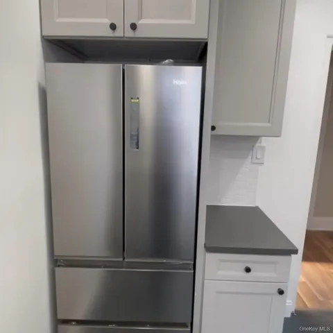 a close view of closet