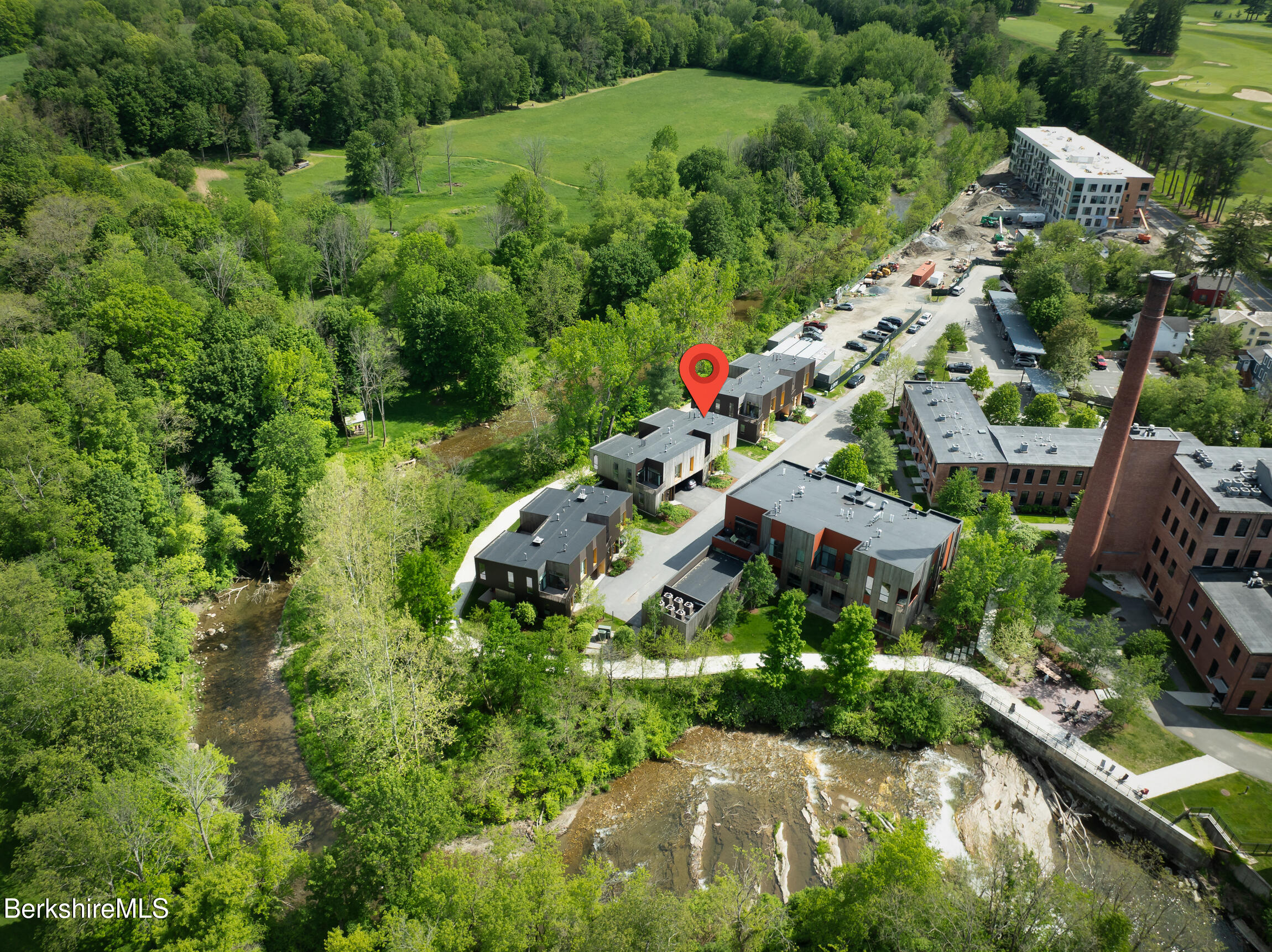 8 River Run Road, Unit 8 Williamstown, MA 01267 - Photo 37 of 38 Aerial with River