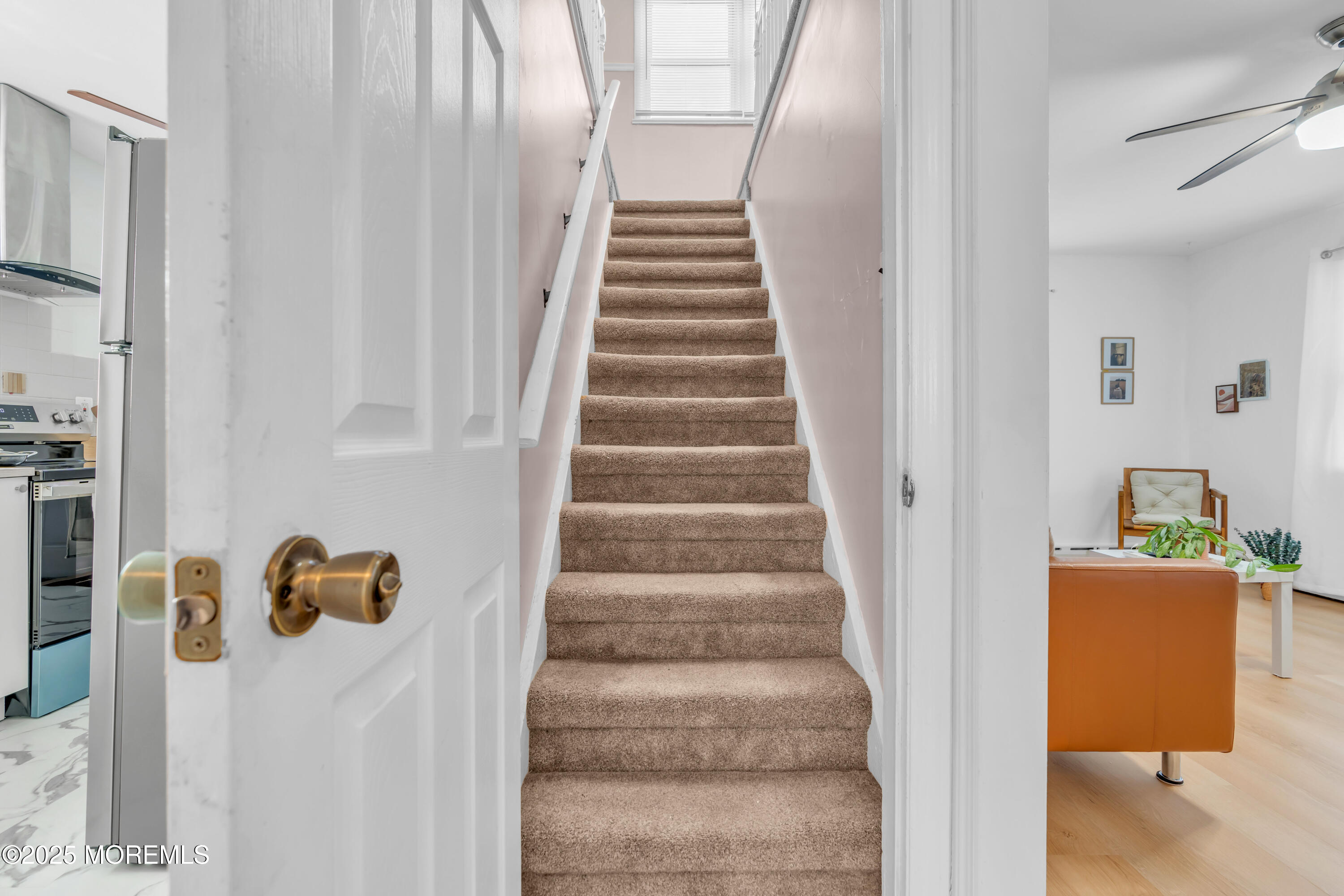 786 Leonardville Road Leonardo, NJ 07737 - Photo 23 of 38 a view of staircase with white walls