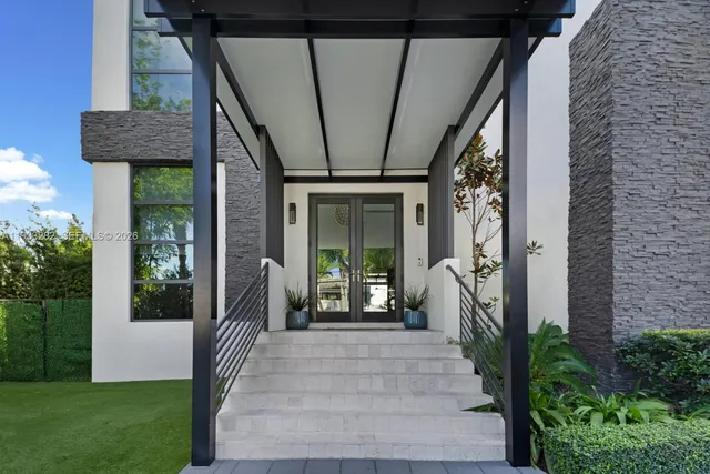 a view of an entryway with staircase