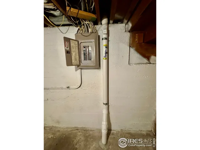 a view of a storage room