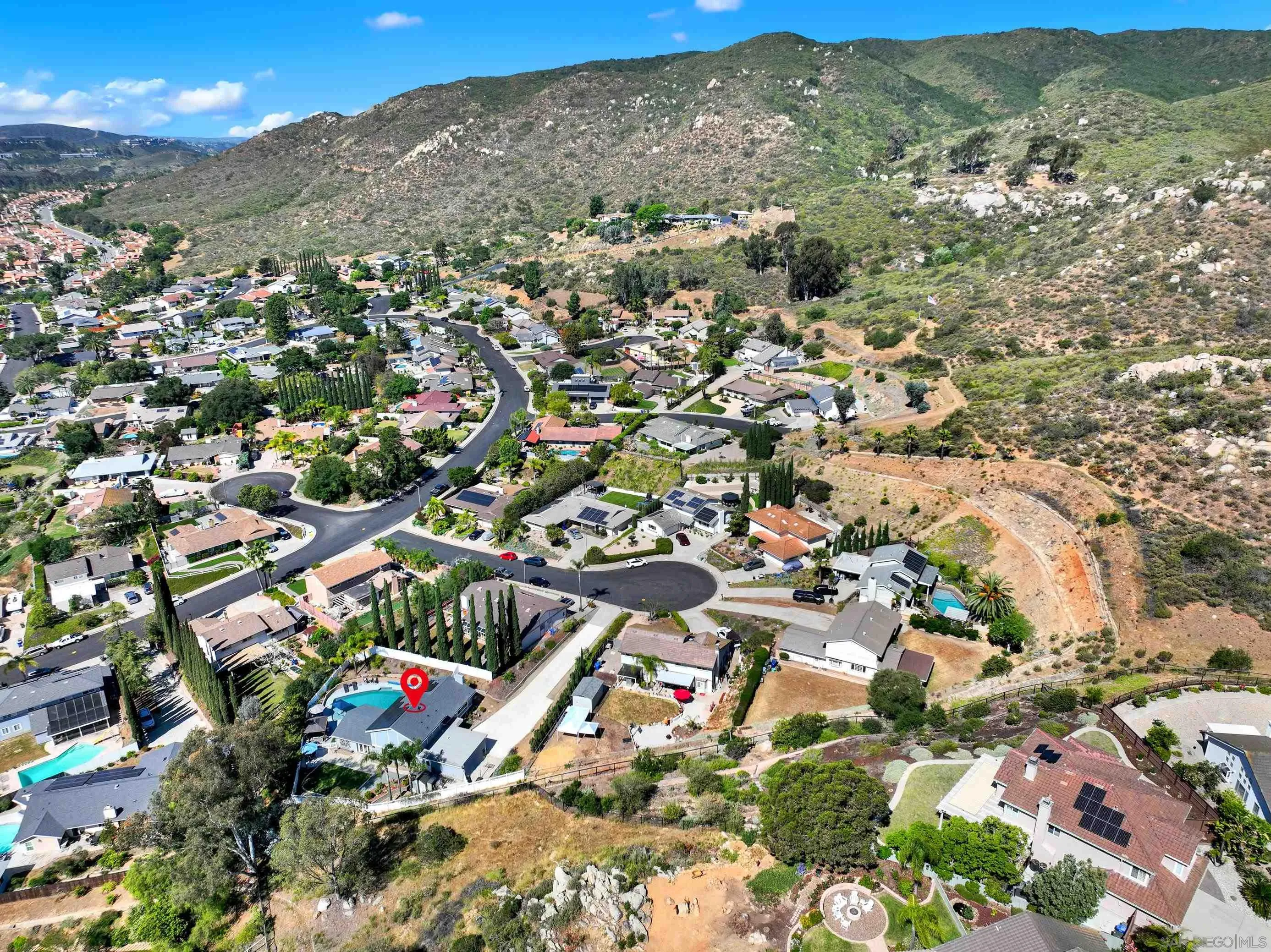 12913 Evalyn Court Poway, CA 92064 - Photo 47 of 56 an aerial view of a city