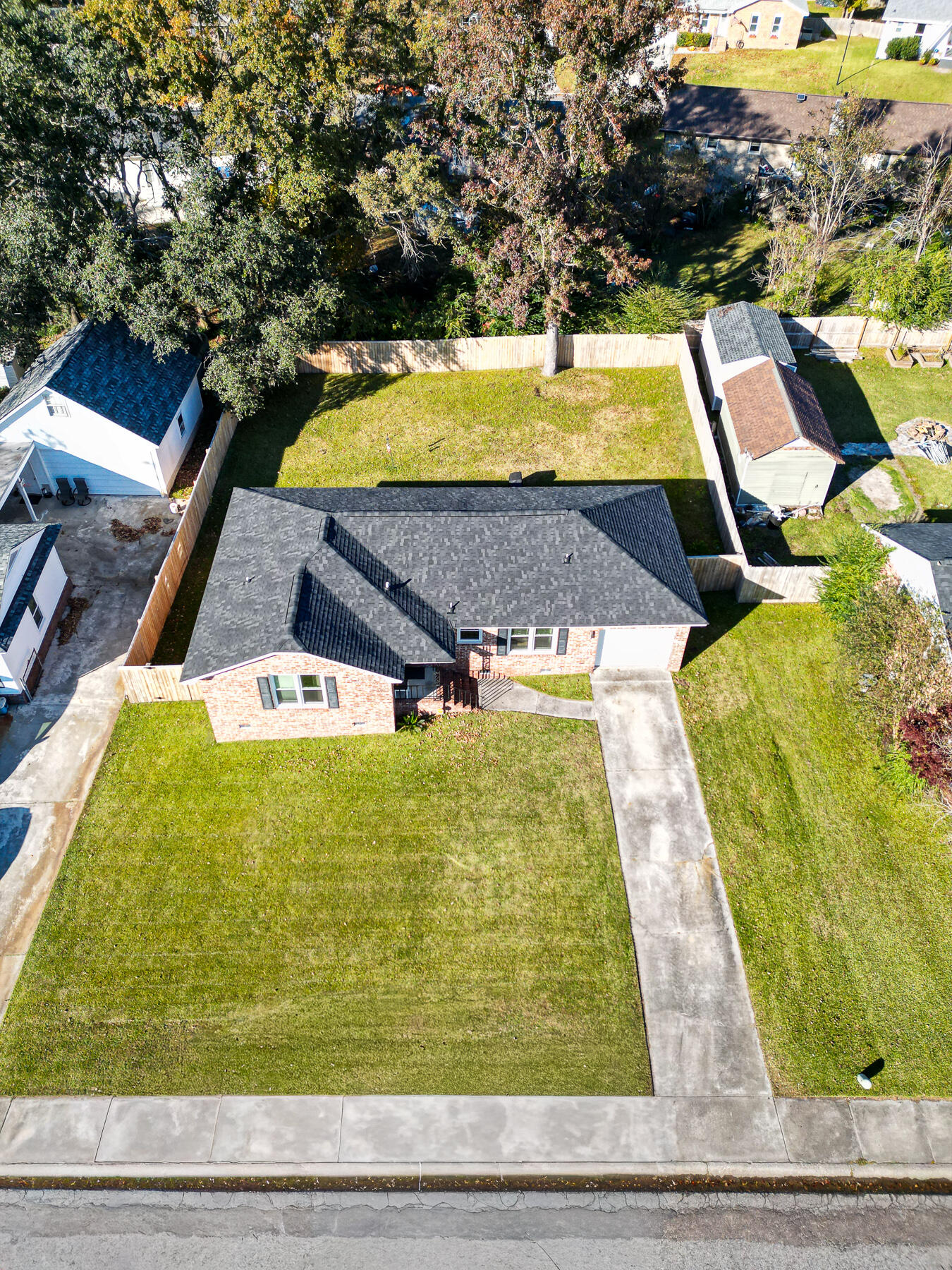 223 Trinity Place Ladson, SC 29456 - Photo 2 of 36 Fenced in backyard and GREAT LOT