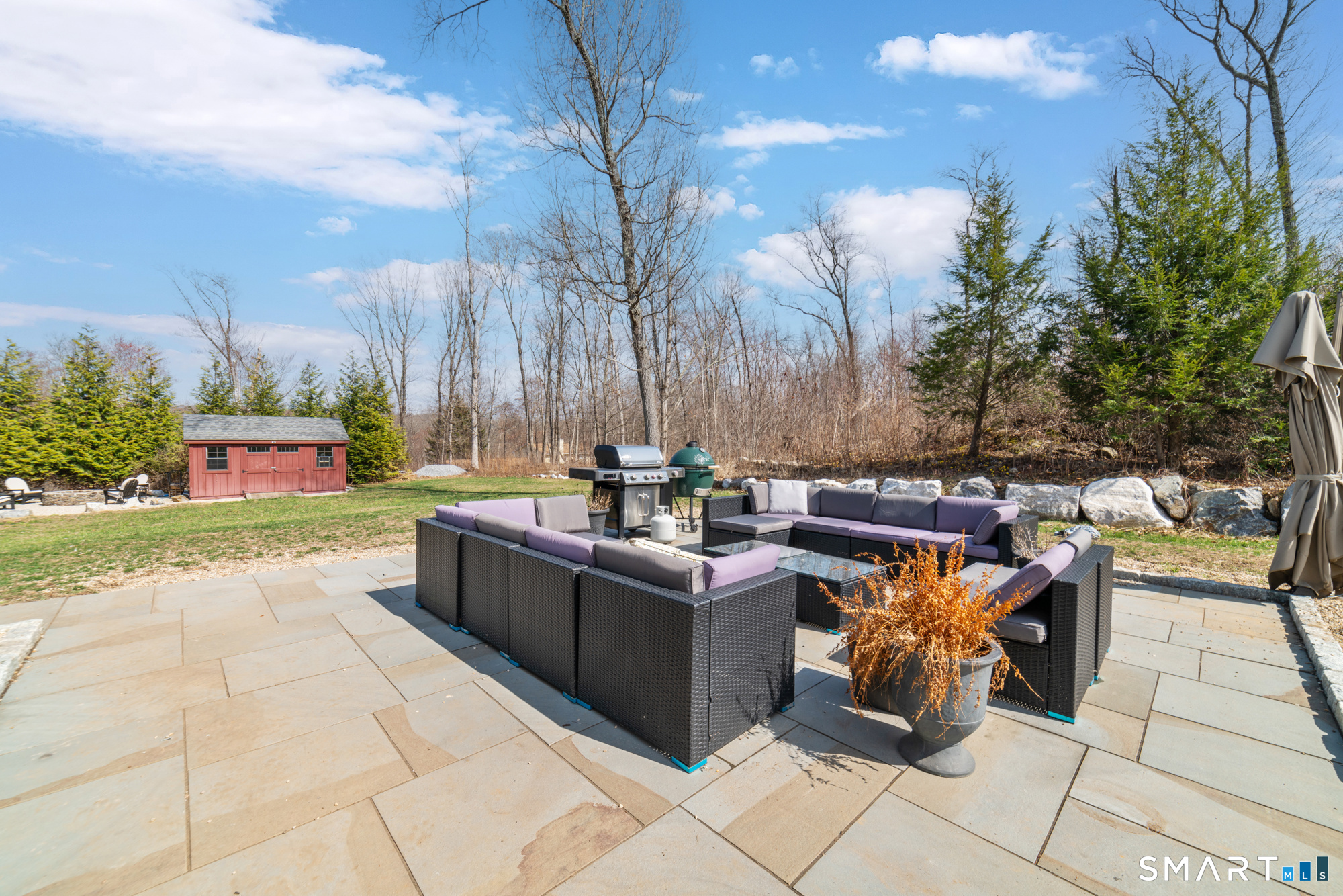 110 Sleepy Hill Road Southbury, CT 06488 - Photo 37 of 40 Beautiful stone patio, perfect for relaxing or entertaining