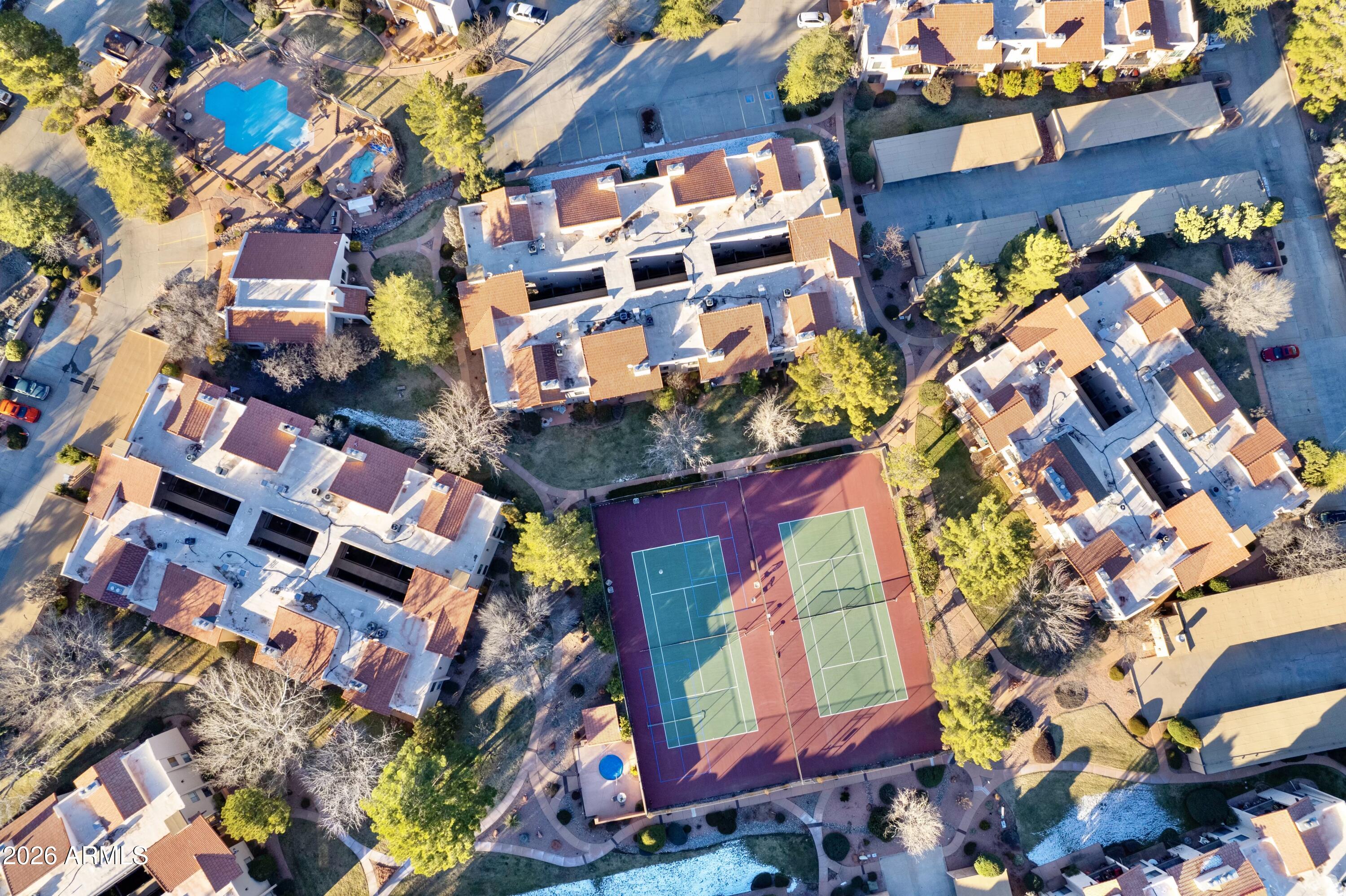 65 Verde Valley School Road, Unit B9 Sedona, AZ 86351 - Photo 35 of 36 Aerial View onto the Community