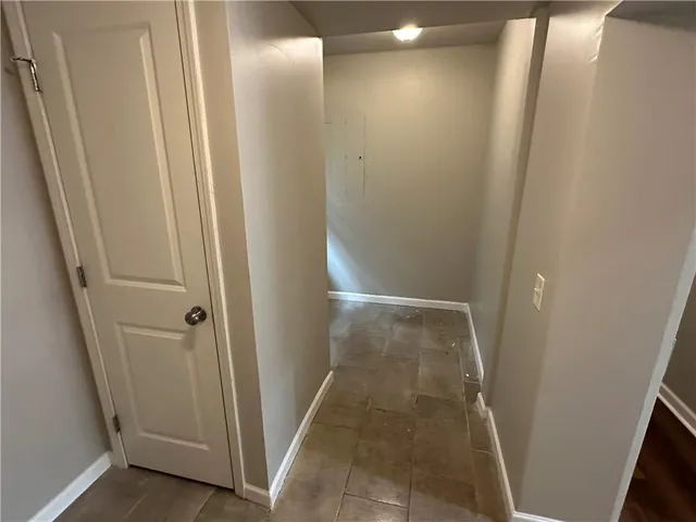 a view of empty room