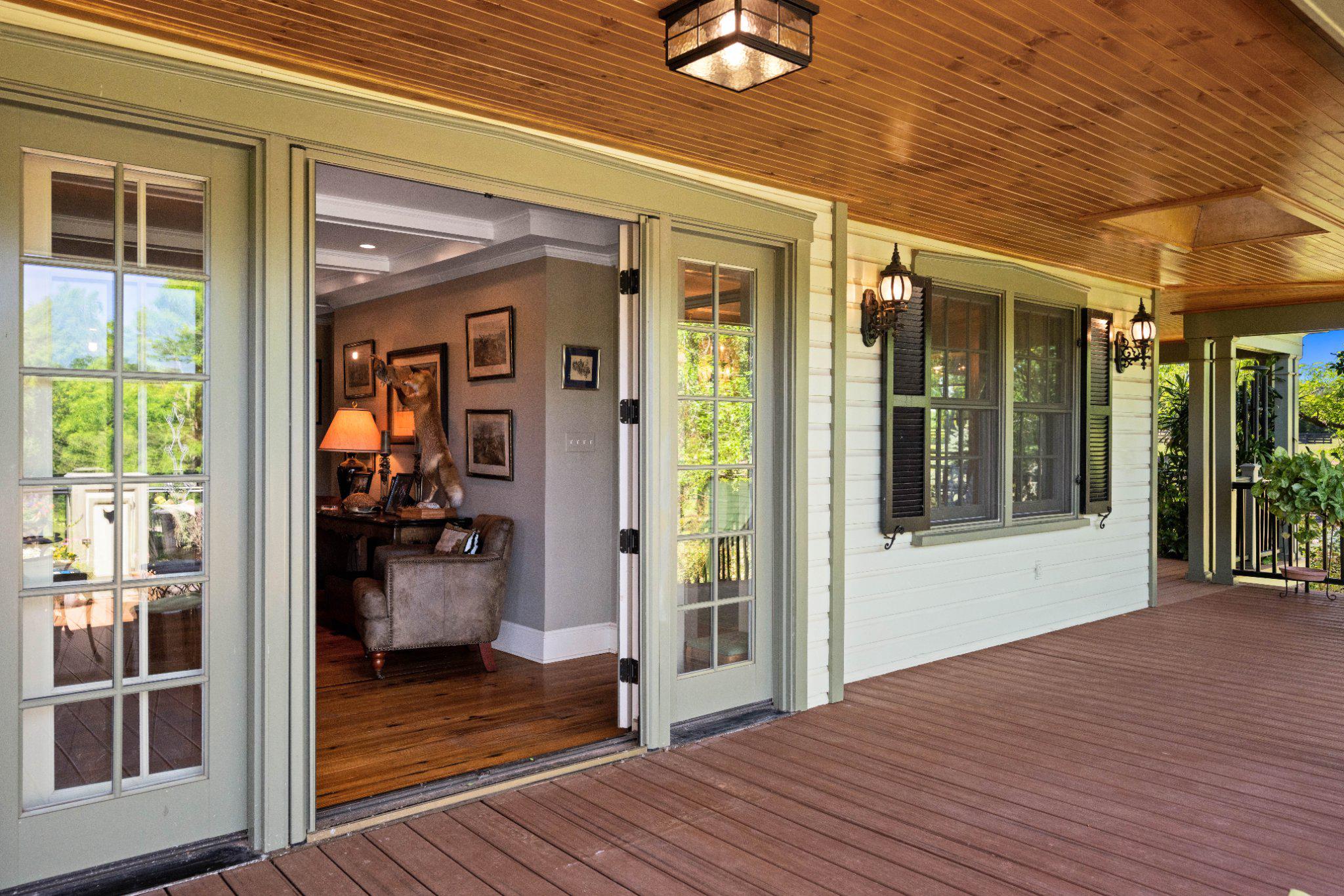 18101 Cattail Road Poolesville, MD 20837 - Photo 23 of 79 French doors w/ retractable screens open to porch