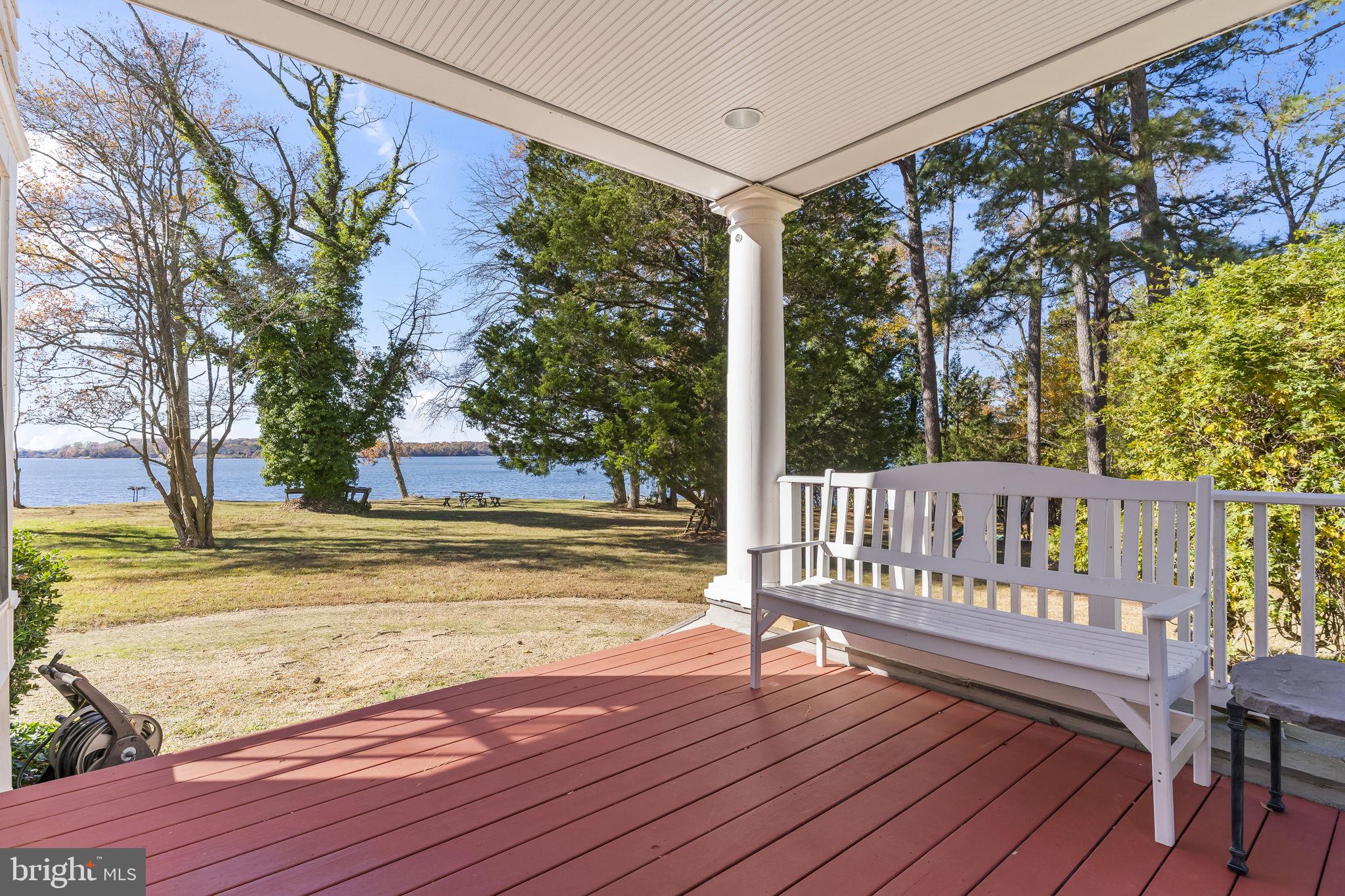 17301 Point Lookout Road Lexington Park, MD 20653 - Photo 8 of 90 Side open porch with lovely views of the river