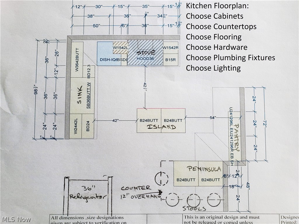 12140 Taylor Wells Road Chardon, OH 44024 - Photo 17 of 35 Kitchen Layout Buyer to Select Finishes Included in Price