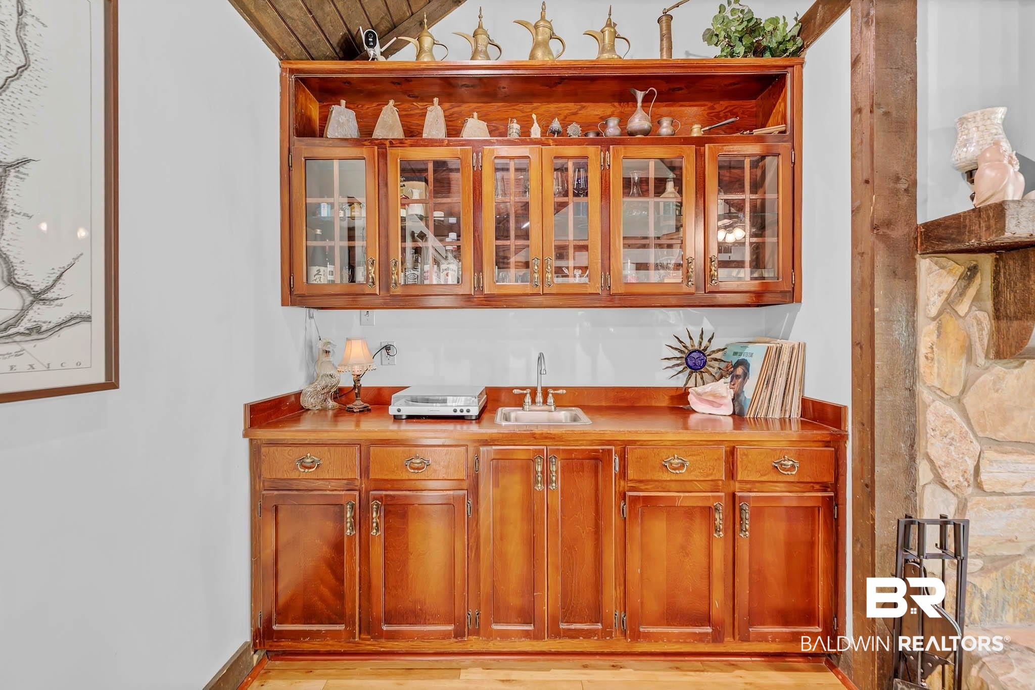 332 Ridgewood Drive Daphne, AL 36526 - Photo 13 of 48 Bar area with a sink and light wood finished floors