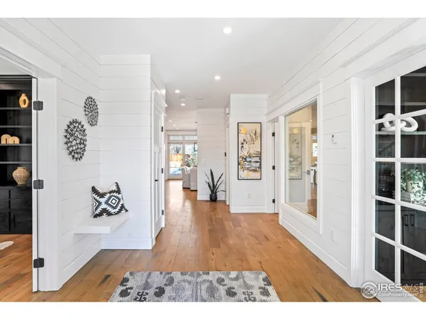 a view interior of a house and wooden floor