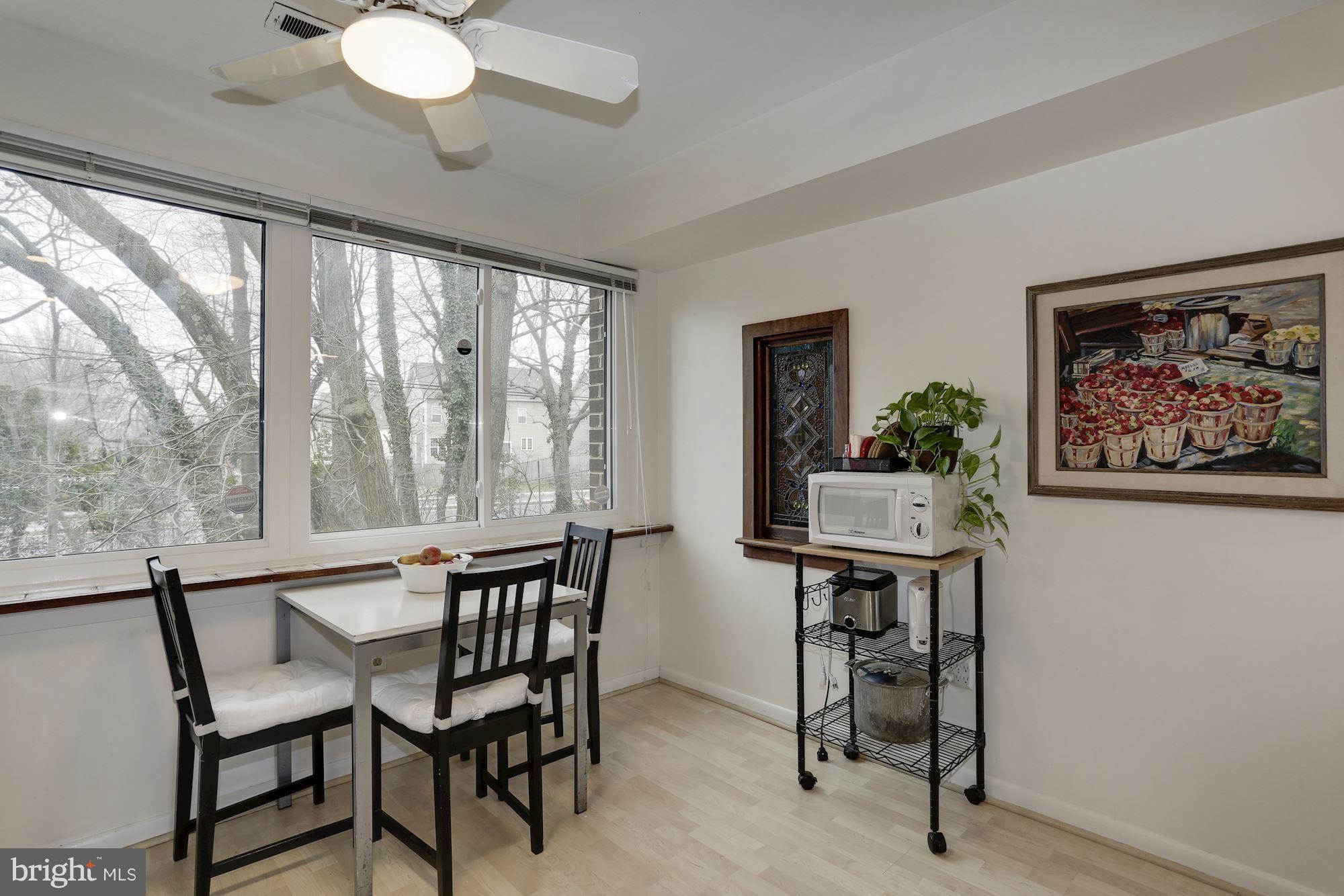 2016 Coleridge Drive, Unit 202 Silver Spring, MD 20902 - Photo 12 of 30 BREAKFAST AREA INSIDE KITCHEN WITH NICE VIEW