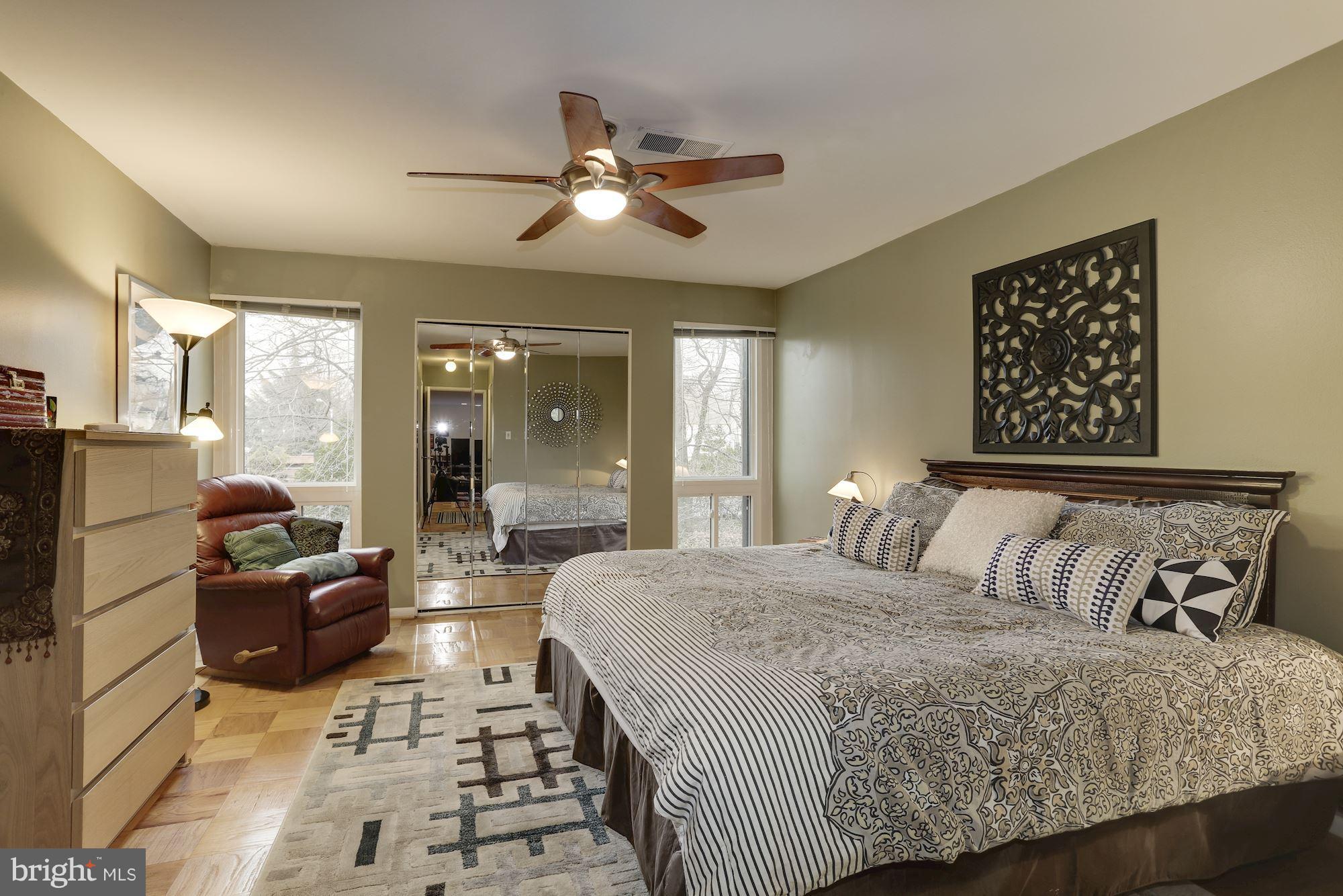 2016 Coleridge Drive, Unit 202 Silver Spring, MD 20902 - Photo 14 of 30 SPACIOUS MASTER BEDROOM WITH PARQUET FLOORS