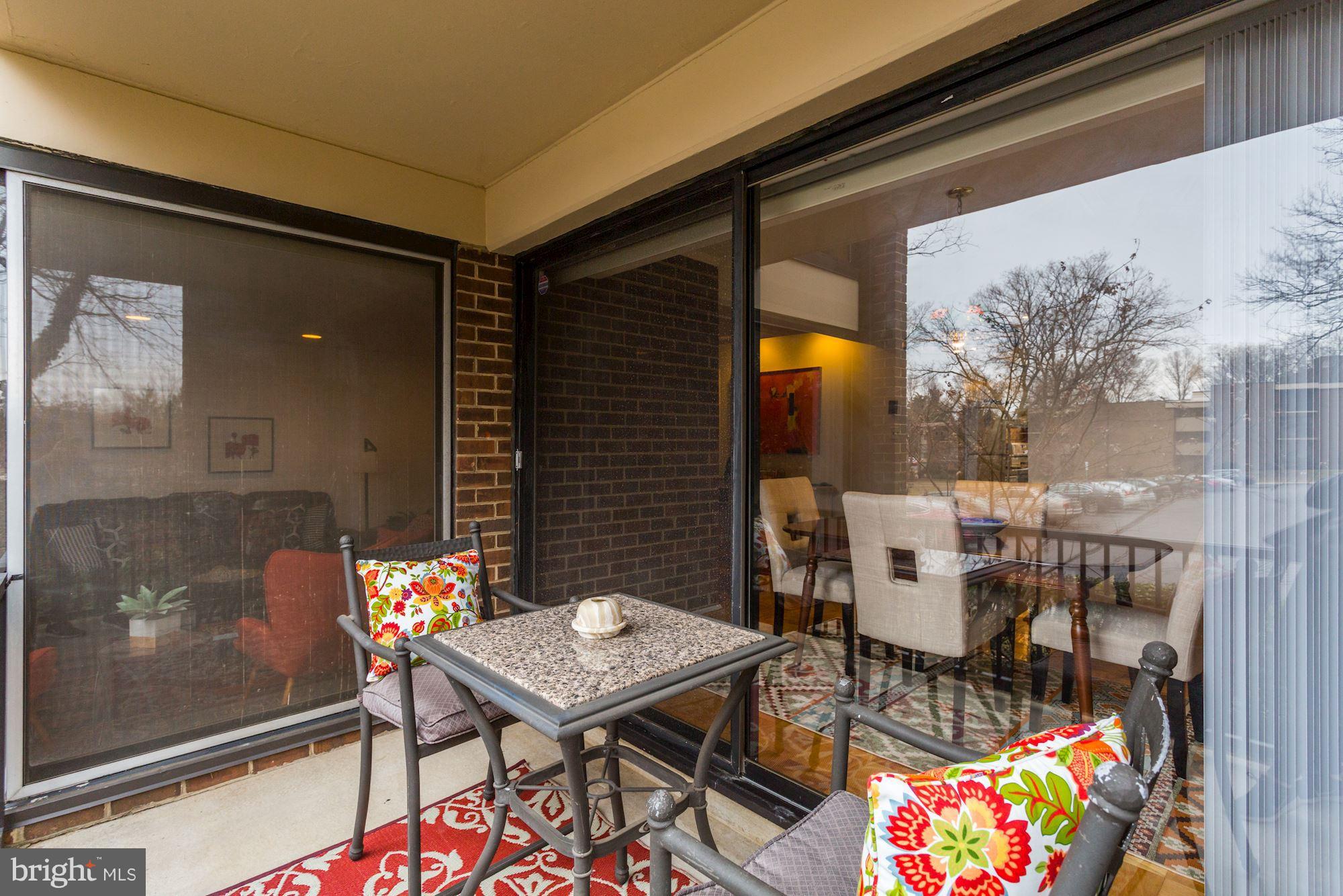 2016 Coleridge Drive, Unit 202 Silver Spring, MD 20902 - Photo 9 of 30 BALCONY IS PERFECT FOR OUTSIDE DINING