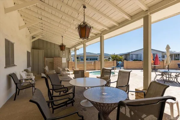 a house view with a outdoor space