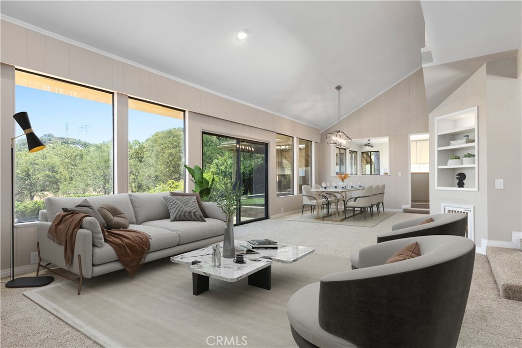 14220 El Monte Road Atascadero, CA 93422 - Photo 5 of 61 a living room with furniture and floor to ceiling windows