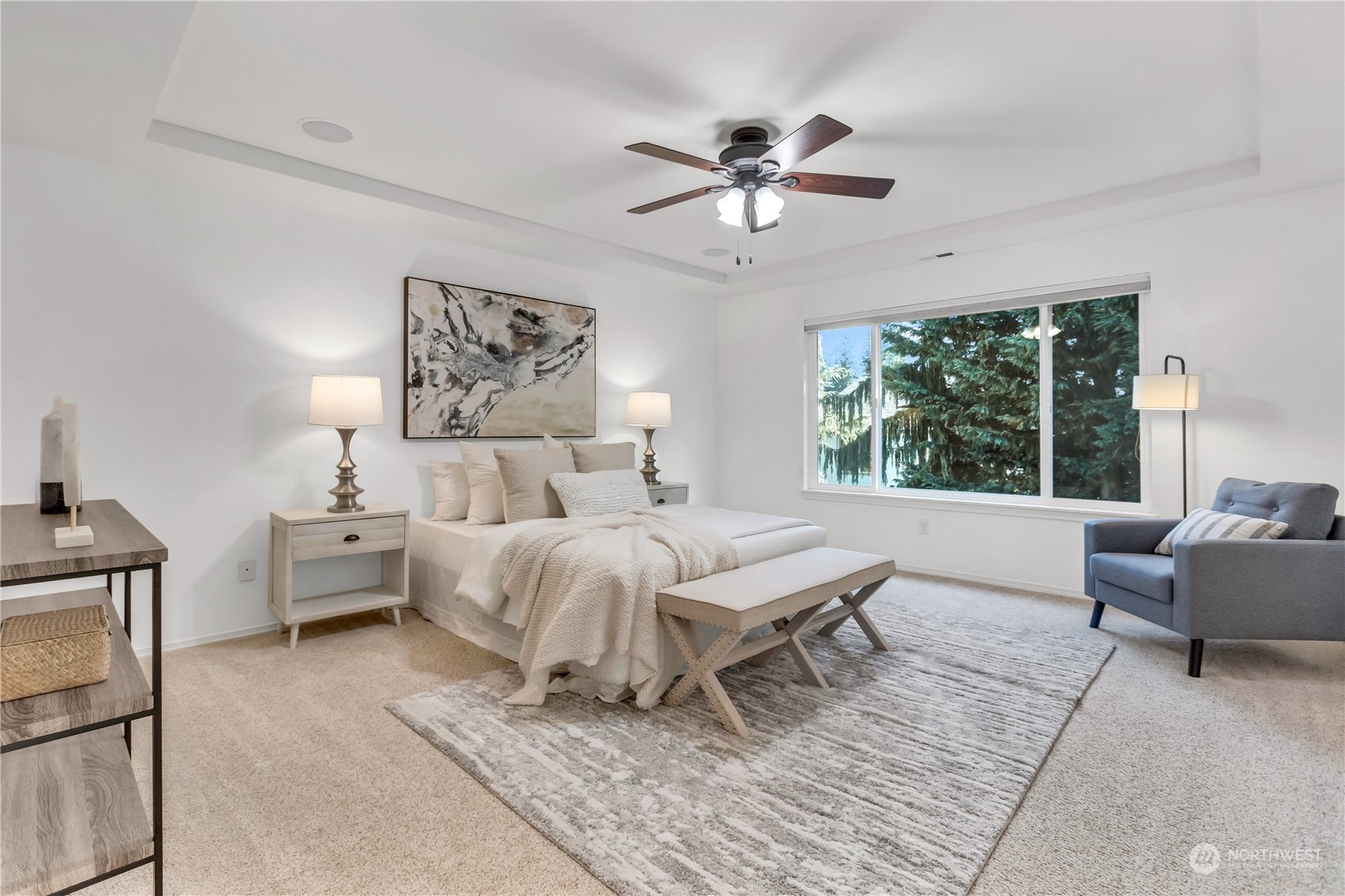 3210 187th Place Southeast Bothell, WA 98012 - Photo 16 of 39 a living room with furniture and a large window