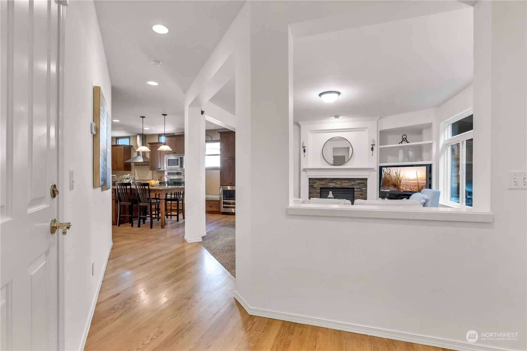 3210 187th Place Southeast Bothell, WA 98012 - Photo 28 of 39 a view of living room and kitchen with furniture