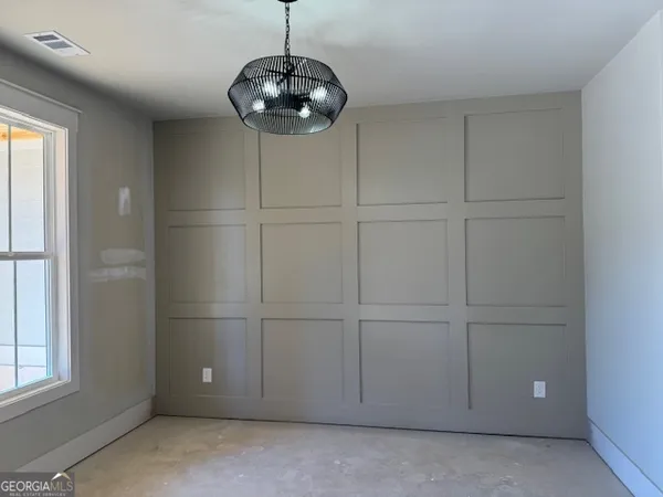 an empty room with a empty space