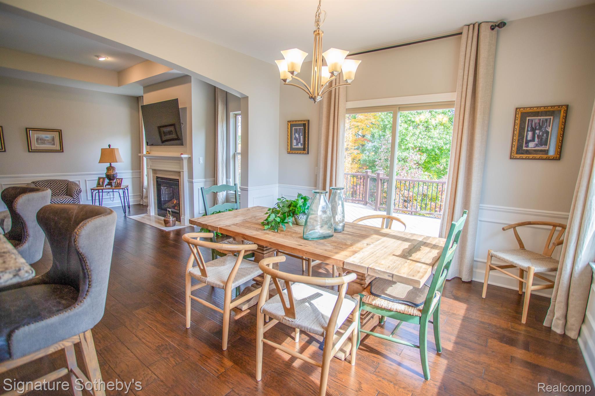 5470 Woodfall Road, Unit 1 Clarkston, MI 48348 - Photo 19 of 60 Dining Area overlooks Deck