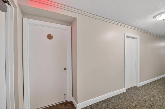 a view of front door