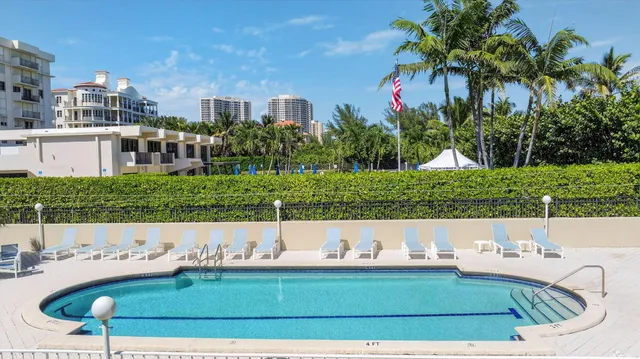 a view of swimming pool from a terrace