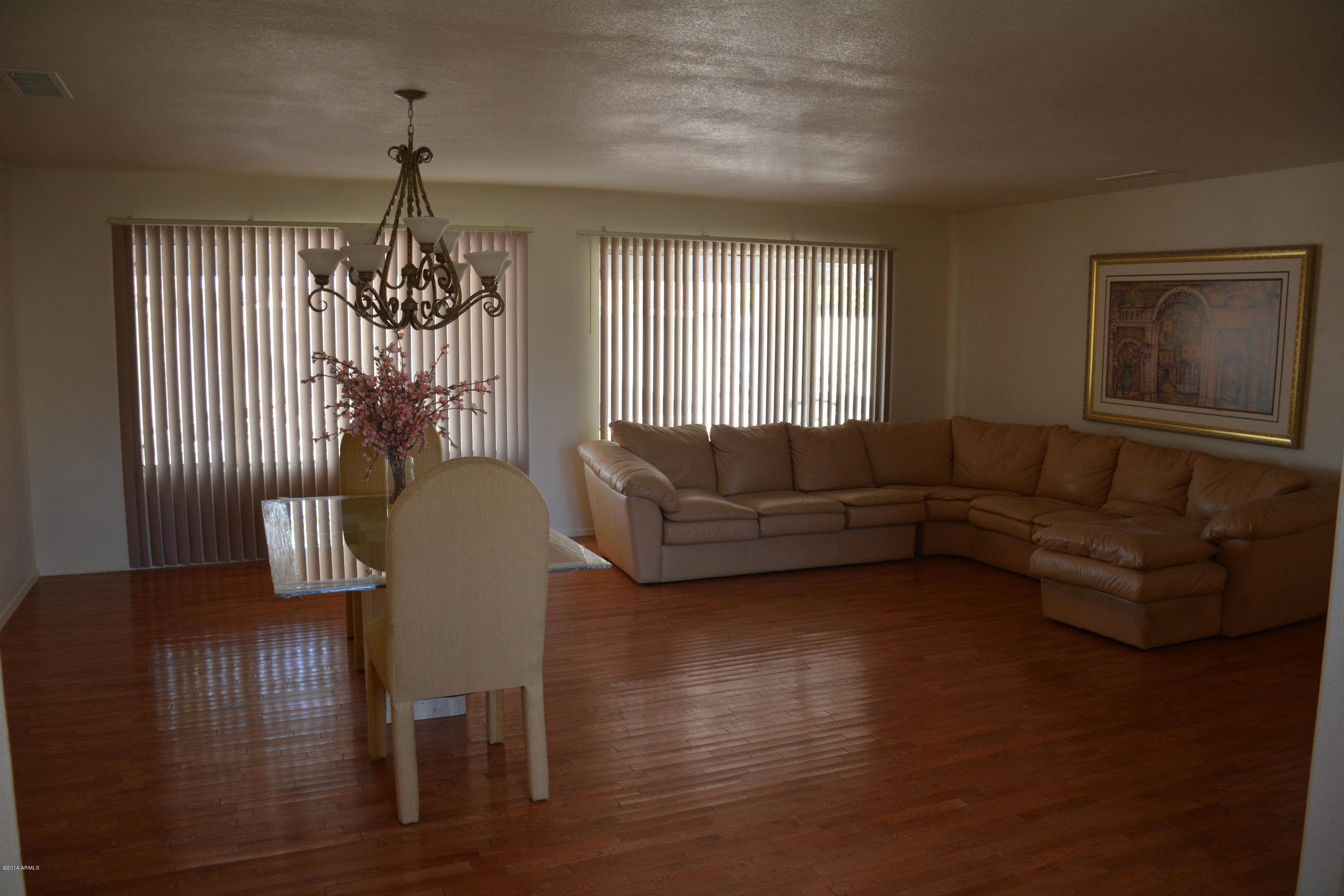 1614 East Fremont Road Phoenix, AZ 85042 - Photo 2 of 25 LR/Formal Dining Room w/Hardwood Floors