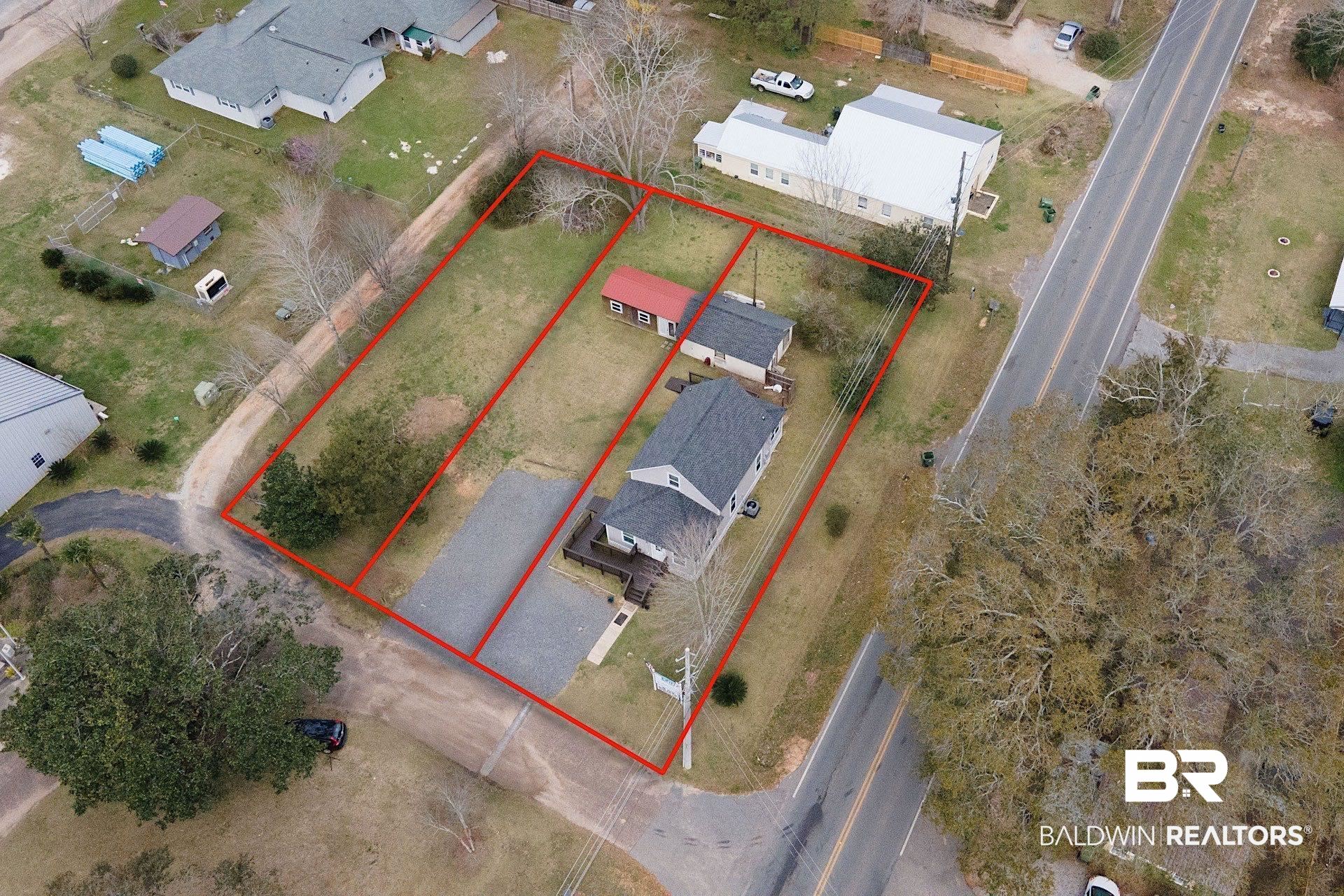 22051 Broad Street Silverhill, AL 36576 - Photo 3 of 28 Aerial view