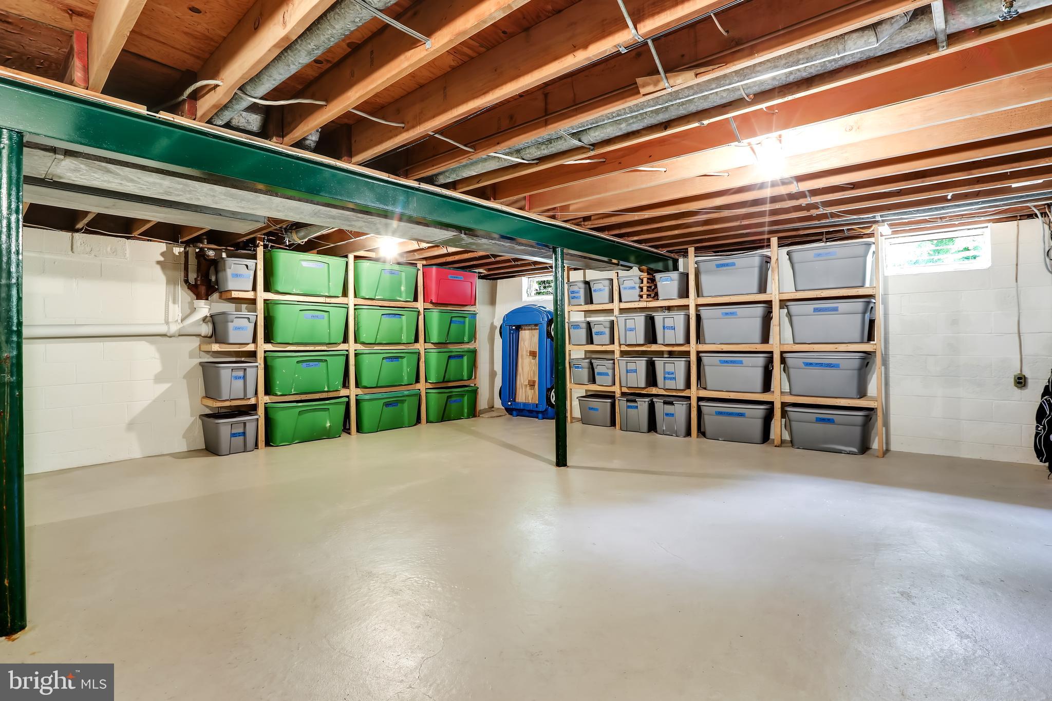 909 Sensor Road Yardley, PA 19067 - Photo 41 of 41 Unifnished Basement Storage