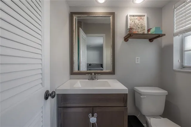a living room with furniture and window