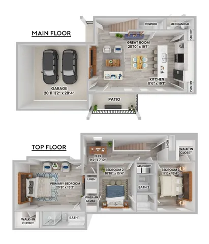 a picture of a floor plan