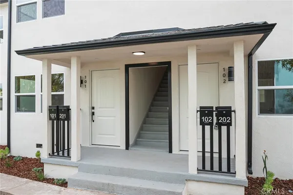 a view of a entryway door of the house
