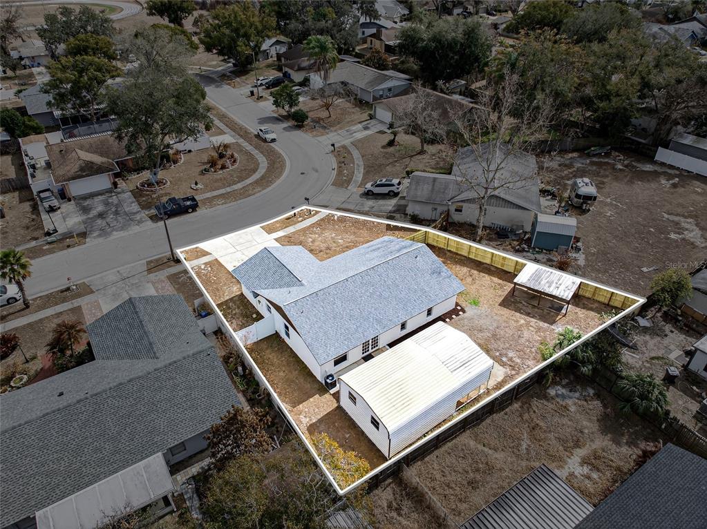 662 Bryan Terrace Drive Brandon, FL 33511 - Photo 20 of 30 an aerial view of a house with a yard