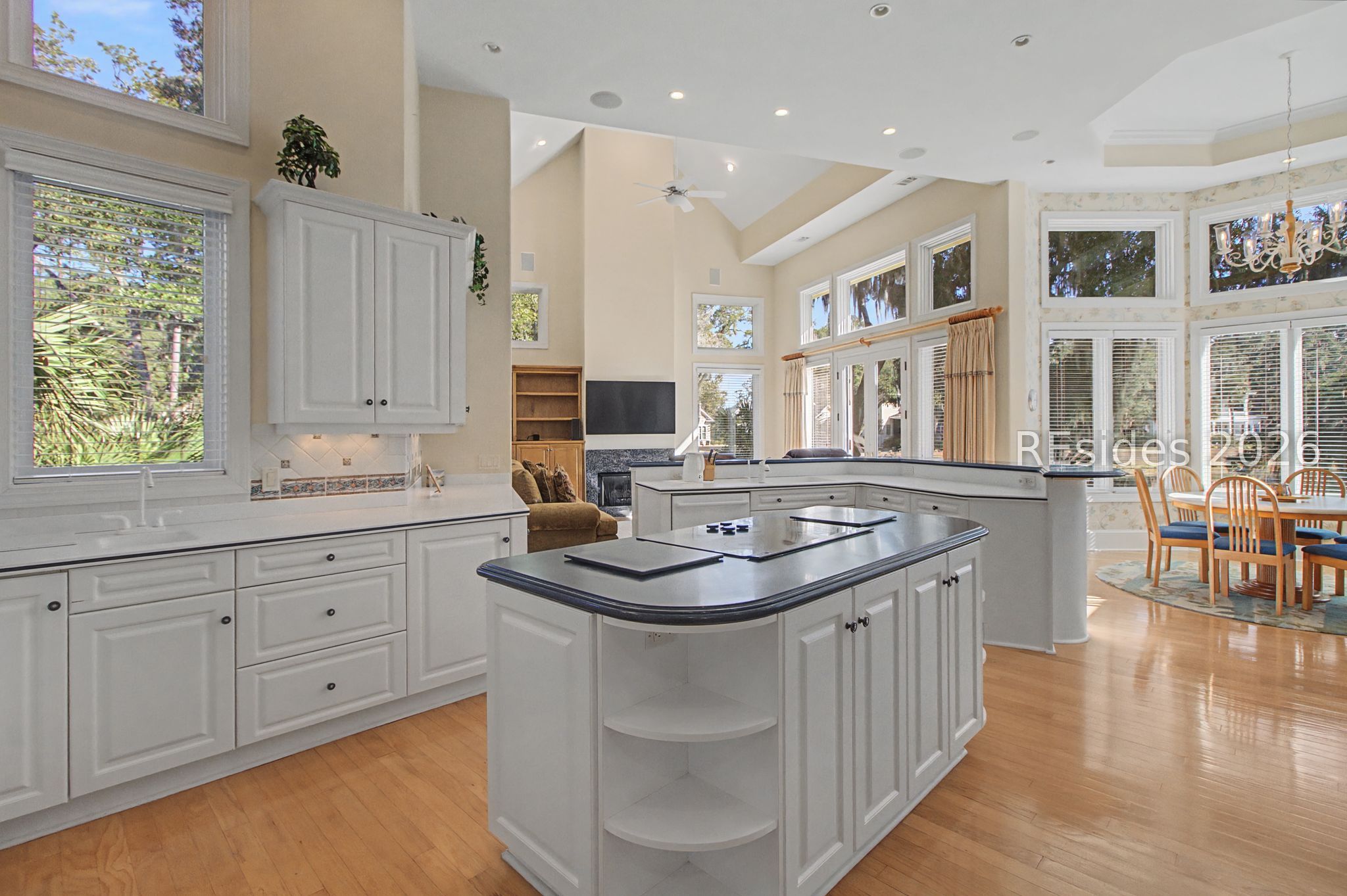 88 Inverness Drive Bluffton, SC 29910 - Photo 14 of 47 Large kitchen overlooks the family rm & rear views
