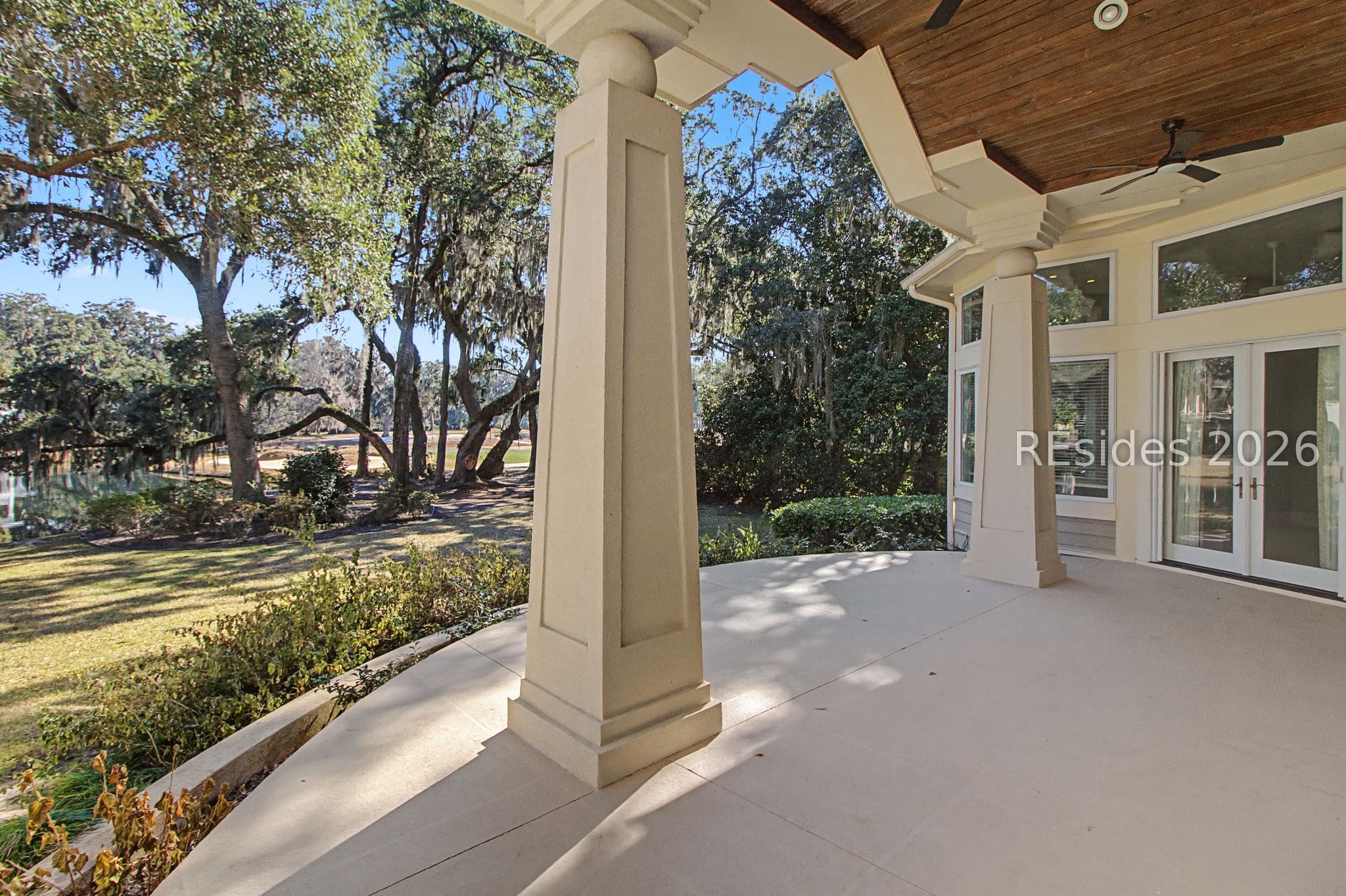 88 Inverness Drive Bluffton, SC 29910 - Photo 40 of 47 Patio overlooking the green & lagoon