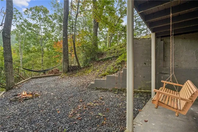 a view of outdoor space and garden