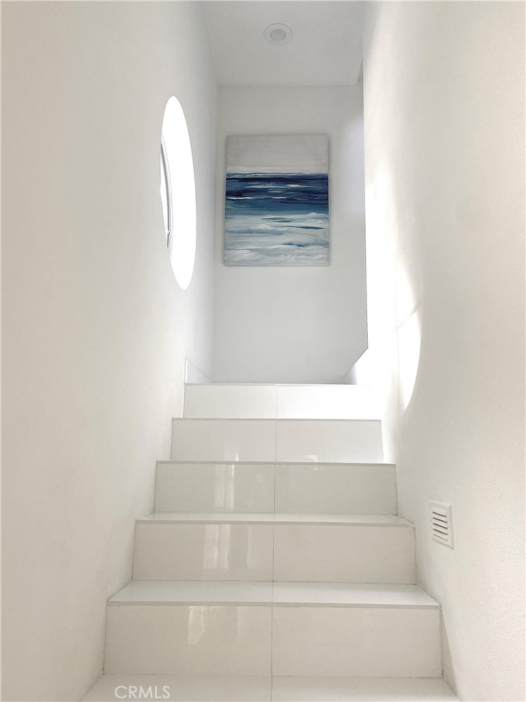 40 Anjou Newport Coast, CA 92657 - Photo 13 of 33 a view of staircase with white walls