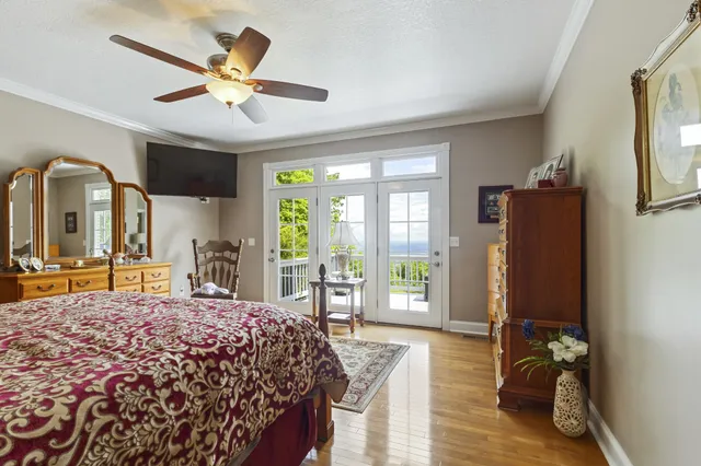 a bathroom with a sink vanity and a mirror