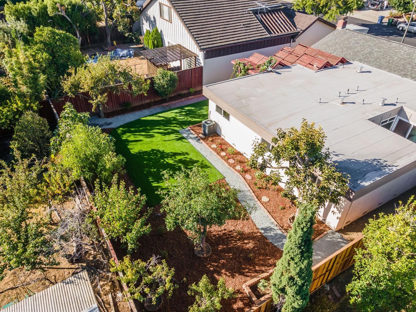 76 Jim Elder Drive Campbell, CA 95008 - Photo 36 of 37 a backyard of a house with lots of green space