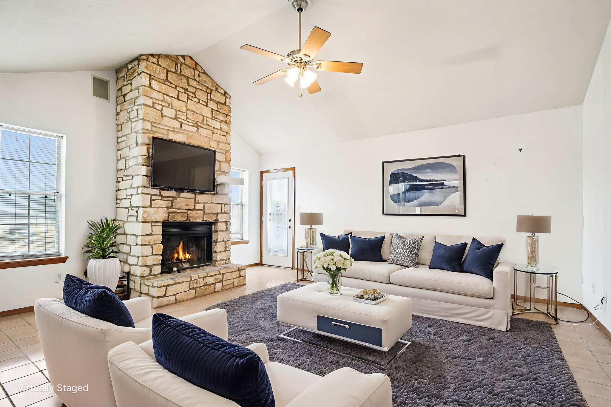 102 Stubblefield Drive Elgin, TX 78621 - Photo 6 of 39 Living room virtually staged