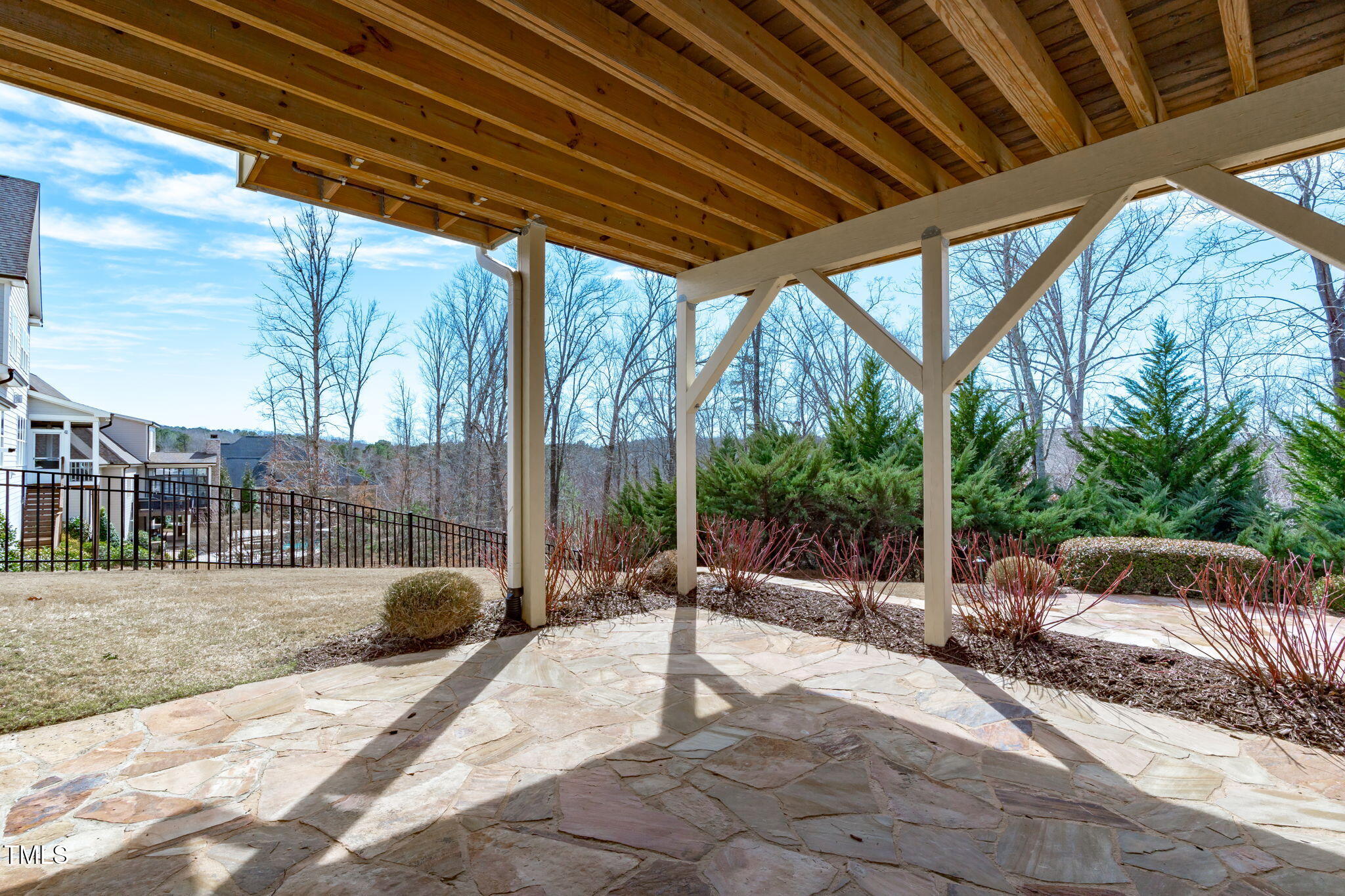 5025 Fanyon Way Raleigh, NC 27612 - Photo 59 of 69 Covered Back Patio