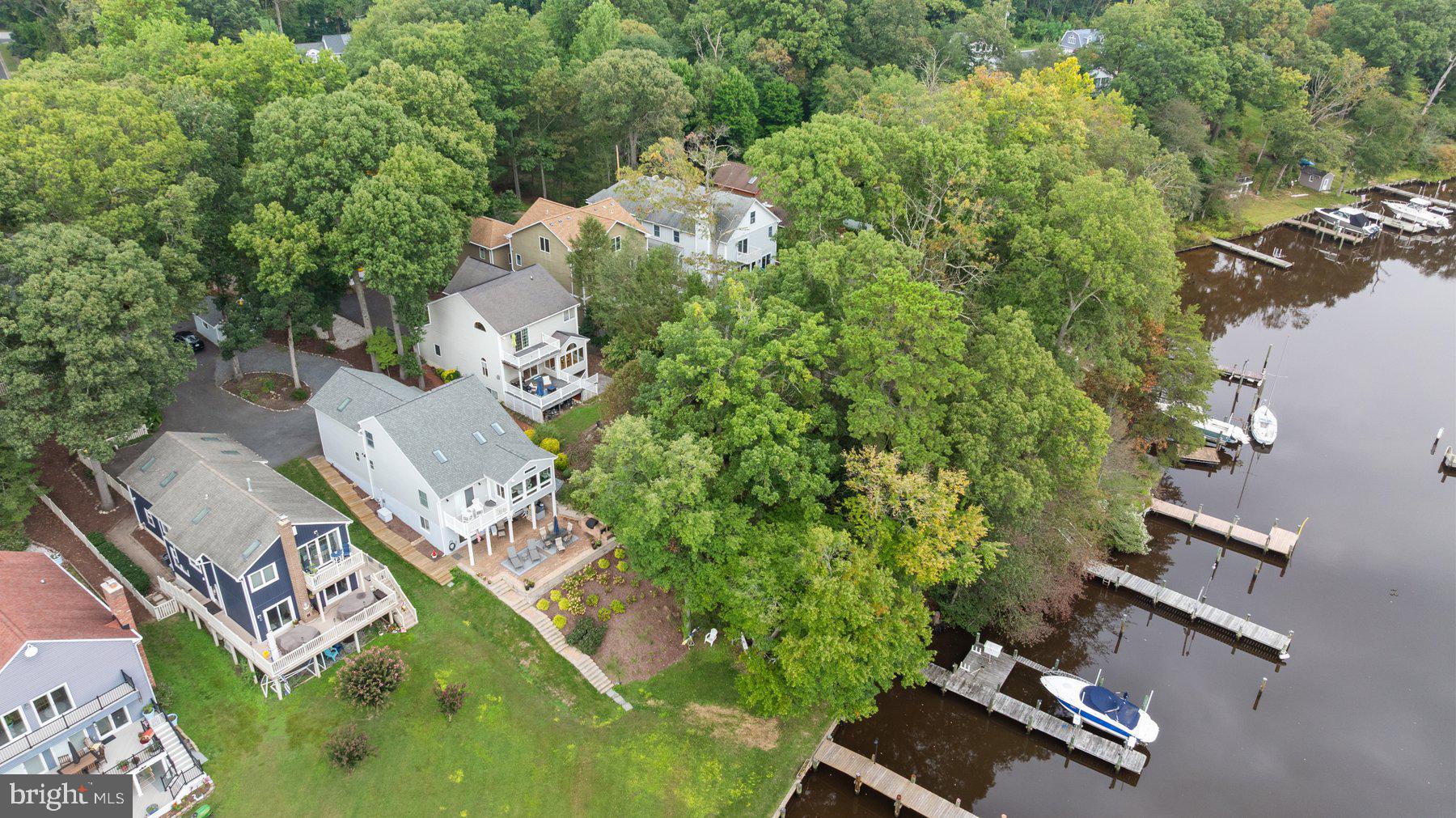 359 Valley Stream Road Severna Park, MD 21146 - Photo 53 of 55 an aerial view of residential house with outdoor space and trees all around