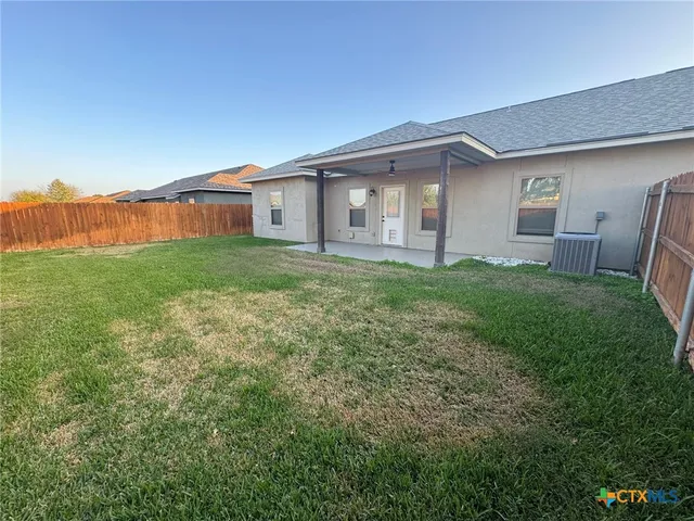a house view with a garden space