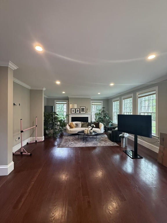 15 Cedar Road Brookline, MA 02467 - Photo 2 of 26 a view of a living room and dining room